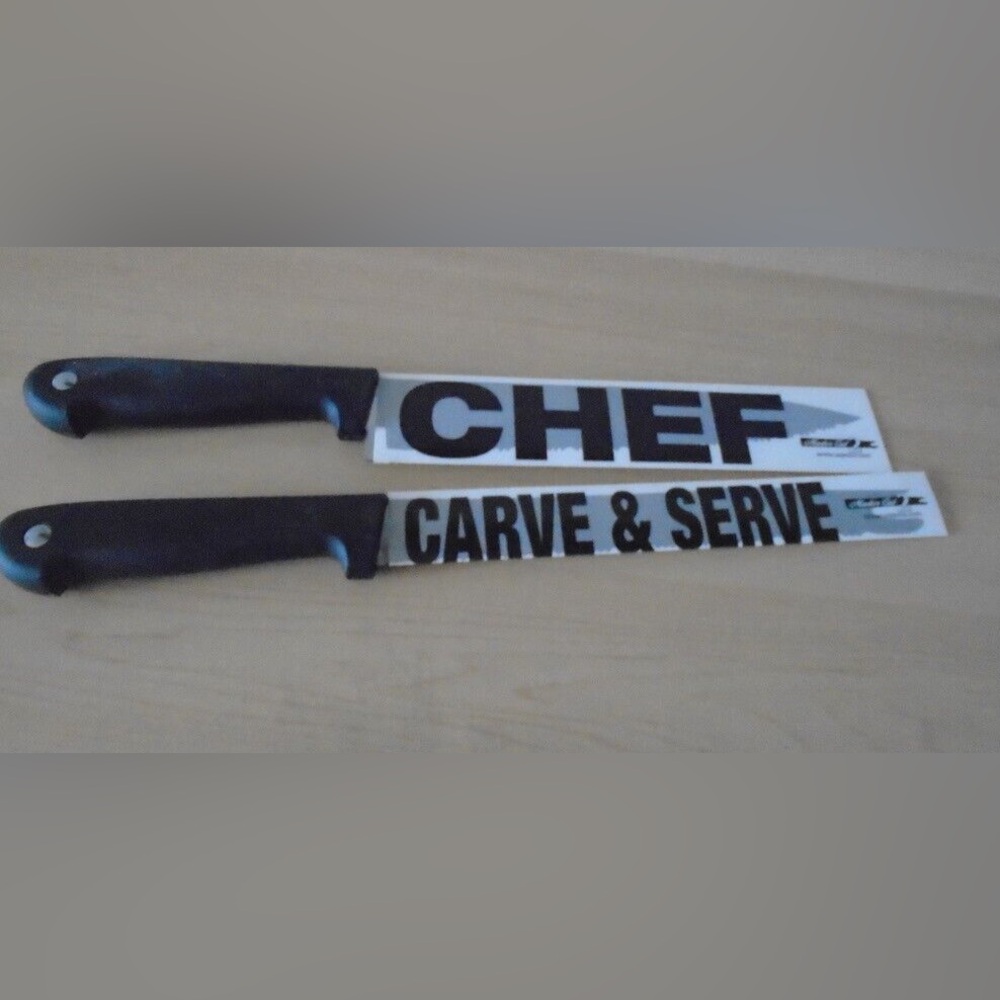 NEW~Master Cut 2 Knife Set with Cutting Board and Lifetime Guarantee New in Box